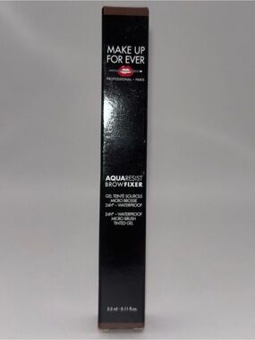 MAKE UP FOR EVER Aqua Resist Brow Fixer 30 Soft Brown NIB